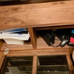 【大川家具・自然工房】無垢材テレビ台_風雅ウォールナット(定価159,000円)