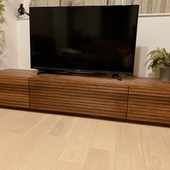 【大川家具・自然工房】無垢材テレビ台_風雅ウォールナット(定価1...