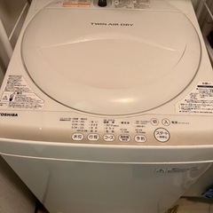 4月10日（月）まで　東芝   洗濯機   AW-4S2（Ｗ）