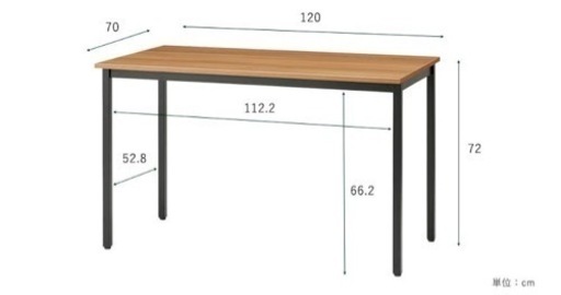 120cm 会議用デスク✖️3   １つ2000円
