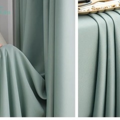 ⚘遮光、防音オーダーカーテン/ミントグリーン ⚘遮光、防音オーダーカーテン/ミントグリーン