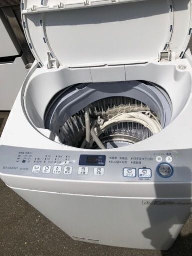 配送可能　シャープ SHARP ES-GE70R-A [全自動洗濯機(7.0kg) ブルー系]