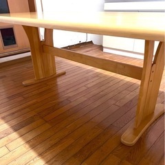 【決まりました🙏】ダイニングテーブル　6人掛け　8人掛け　一枚板　木製