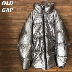 GAP シルバー　XLダウンジャンパー