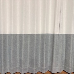 ⚘ ツートンカラーカーテン200cm
