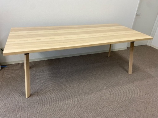 IKEA YPPERLIG イッペルリグ ダイニングテーブル アッシュ 木製 北欧家具 イケア