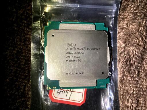 intel　e5-2699V3