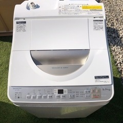 2017年シャープ　縦型洗濯乾燥機　5.5kg