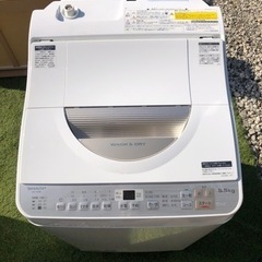 2017年シャープ 縦型洗濯乾燥機 5.5kg