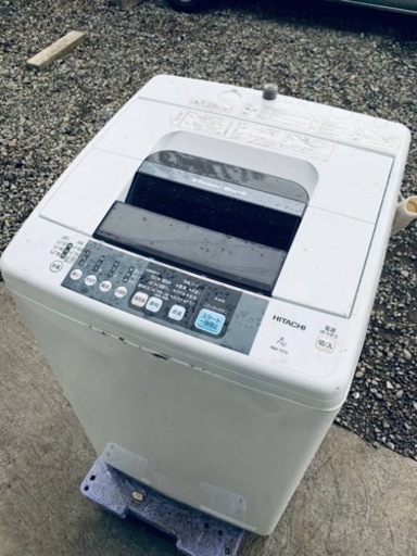 ET1594番⭐️日立電気洗濯機⭐️