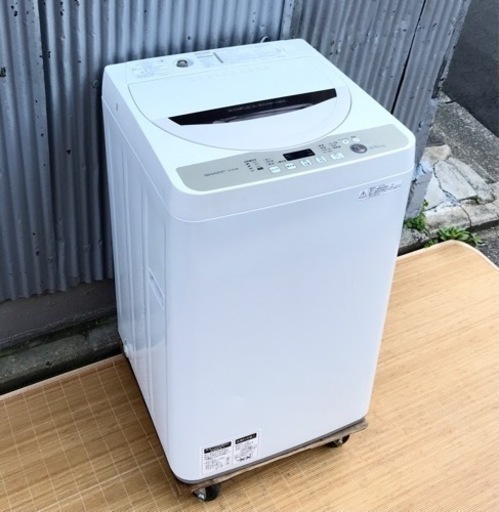SHARP 4.5kg洗濯機　ES-GE45R-C