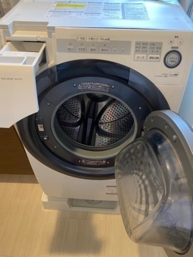 持って行けます‼️ドラム式電気洗濯乾燥機　2018年製 JET ES-S7C-WR 洗濯機　ドラム式　異音あり　ドラム式洗濯機 持って行けます‼️ドラム式電気洗濯乾燥機 2018年製 JET ES-