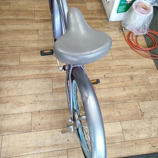 受渡し完了しました] ビーチクルーザー ギヤ無し ステンレスカゴ付 整備済