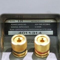 【苫小牧バナナ】◇USED品◇BOSE/ボーズ MODEL125 ペアスピーカー 音響 オーディオ機器 動作品 音出しOK 現品限り♪