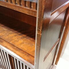 お買い得品！九州民芸｜水目桜｜縦格子サイドボード