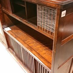 お買い得品！九州民芸｜水目桜｜縦格子サイドボード