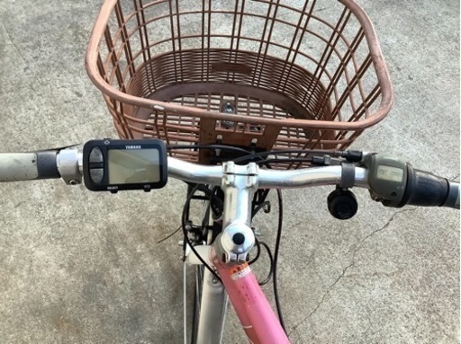 23ヤマハ新機種電動アシスト自転車pasVIENTA26インチピンクアルミ 