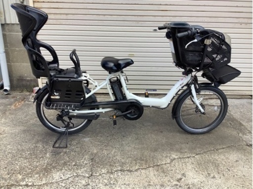 26ヤマハ新機種電動アシスト自転車pas kiss20インチパールホワイトアルミボディー