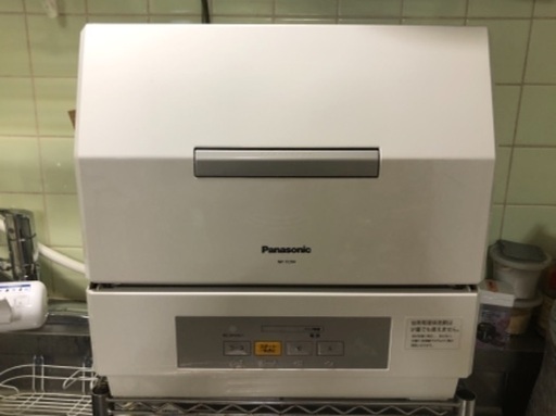 パナソニック 食器洗い乾燥機 プチ食洗 NP-TCR4-W ホワイト - キッチン家電