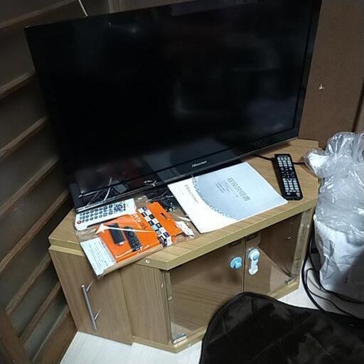１回も使ってないテレビセットを売ります