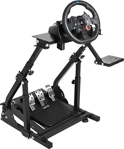 ［新品］レーシングホイールスタンド 折りたたみ式 ハンドル スタンド