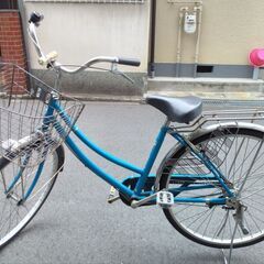 手渡しのみ、6,900円、26インチ、ブルーの中古自転車、自転車...