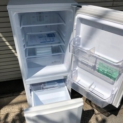 #7179 三菱 146L 2ドアノンフロン冷蔵庫 MR-P15ED-KW