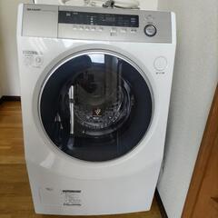 ドラム式洗濯機　プラズマクラスター　2017年製