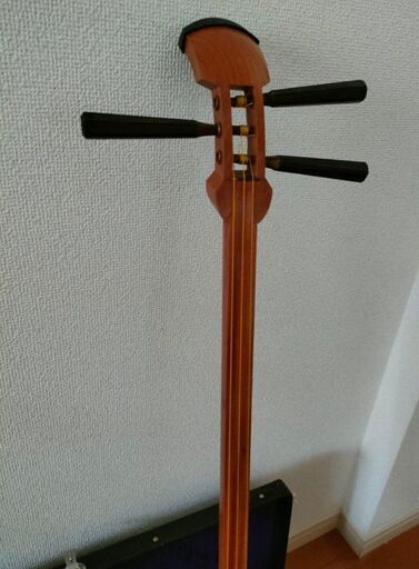 小唄　三味線　ケース付き　メンテナンス済 小唄 三味線 ケース付き メンテナンス済