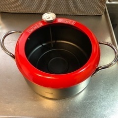 温度計付き　天ぷら鍋（フライ鍋）