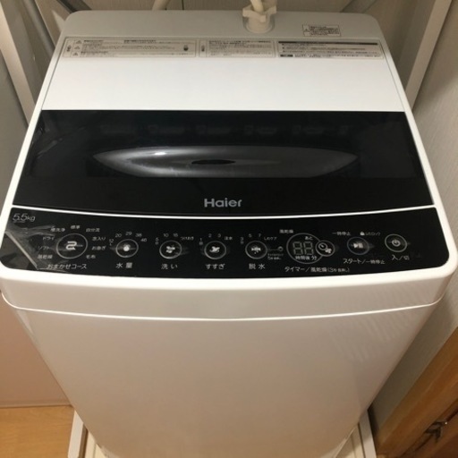 ハイアール Haier 5kg 洗濯機　コジマ長期保証　残2年