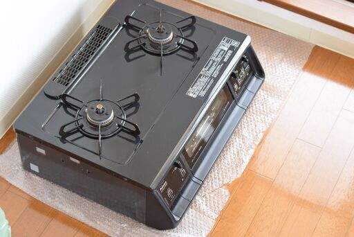 値下げ パロマ センサー内蔵2口ガスコンロ - ガステーブル 