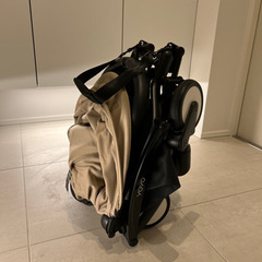 ヨーヨー2 フレーム+キャノピー(ベージュ) ベビーゼン