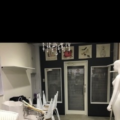 店舗ドア　ガラス窓　3点セット