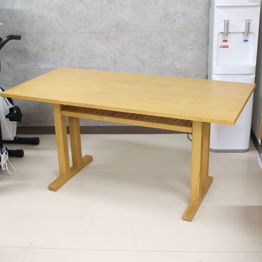 店S453)ACTUS POTHOS ソファテーブル ダイニングテーブル アッシュ材 北欧 木製 アクタス ポトス 幅135cm