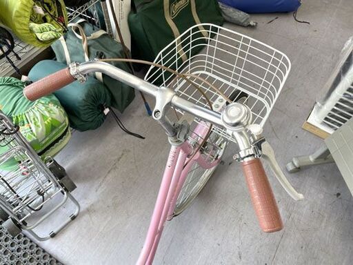 その他 24インチ 自転車 変速なし ピンク 荷台 ライト付き De angelis 