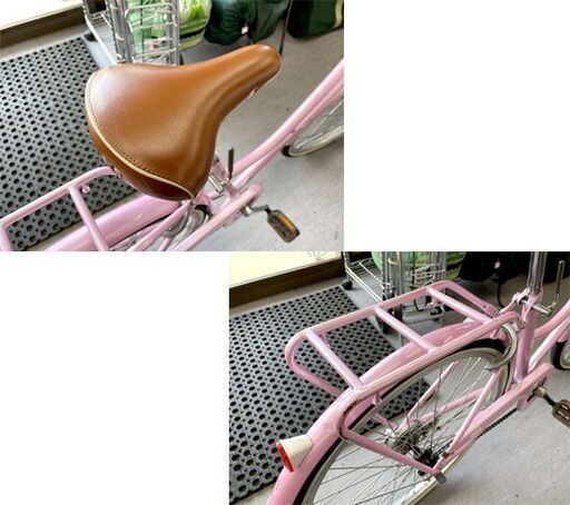 その他 24インチ 自転車 変速なし ピンク 荷台 ライト付き De angelis 