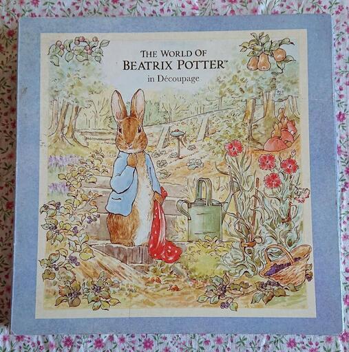 ピーターラビット  De'coupage JOHN ELLAM イギリス製  ピーターラビット120周年記念祭展での販売品