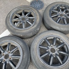 ブラックレーシング ホイール4本‼️