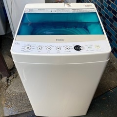 2018年製 Haier 洗濯機　JW-C45A 4.5kg　ST