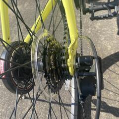 クロスバイク チェーン ライト付き