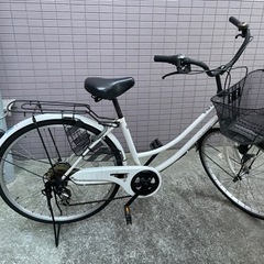 自転車(6段階切替付き)24インチ