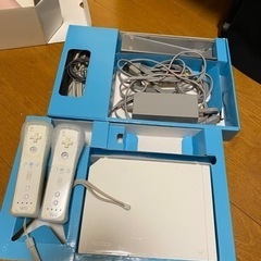 Wii 本体、付属品、ヌンチャク2個 セット