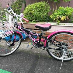 美品、20インチ子供用自転車(女の子向)