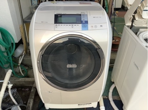 【リサイクルサービス八光】2014年製　日立　なめ型ドラム式洗濯乾燥機（10kg）BD-V9600L N