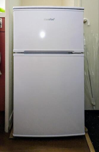 COMFEE'　単身用冷蔵庫　90L　RCT90WH/E