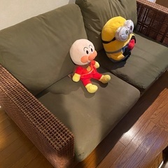 ※急募※ お値下げ中　アジアンソファー　2〜3人用-クロエ WOODYエスパドリーユ36サイズ