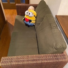 ※急募※ お値下げ中　アジアンソファー　2〜3人用