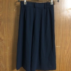 紺 夏キュロット 丈63  0円