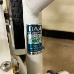 【北見市発】Panasonic パナソニック ジュニア自転車 61X015841  22インチ 6段ギア 白 (E1522atxY)